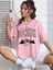 Rockıes Baskılı Siyah Oversize T-Shirt Salaş Boyfirend 1