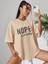 Kadın Oversize T-Shirt Nope Not Today Baskılı 3