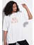 Kadın Indie Rock Baskılı Oversize T-Shirt 2