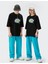 Unisex Mavi Boomer Baskılı Oversize T-Shirt 1