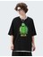 Unisex Rick And Morty Pickle Baskılı Oversize T-Shirt 3