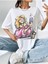 Selfie Woman Baskılı Oversize T-Shirt Salas Boyfriend 1
