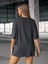 Love Kalp Baskılı Füme Oversize T-Shirt Salaş Boyfirend 3