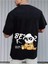 Lovely Panda Baskılı Oversize Erkek T-Shirt Salaş Boyfirend 1