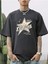 Stars Baskılı Oversize Erkek T-Shirt Salaş Boyfirend 3
