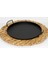 Sunumluk Metal Tepsi 24 cm Siyah 5