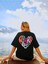 Kadın Worry Less Baskılı Oversize T-Shirt 5
