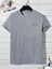 Unisex Minimal Shark Baskılı T-Shirt 1