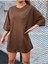 Kadın Basic Oversize T-Shirt 1
