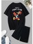 Unisex Woody Baskılı Oversize T-Shirt ve Şort Kombin 1