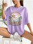 Summer Adventures Baskılı Oversize T-Shirt Salaş Boyfirend 3