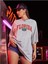 Kadın Siyah Florida Baskılı Oversize T-Shirt 1