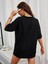 Pocket Printed Baskılı Kadın Oversize Salas T-Shirt Boyfriend 3