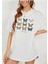 Kadın Oversize Wild And Free Baskılı T-Shirt 1