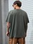 Füme Oversize T-Shirt Kartal Baskılı 4