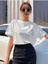 We Love Baskılı Oversize T-Shirt 1