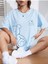 Ayıcık Baskılı Kadın Oversize T-Shirt Salaş Boyfirend 4