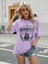 Tennessee Baskılı Kadın Oversize Kahverengi T-Shirt 2