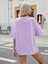 Tennessee Baskılı Kadın Oversize Kahverengi T-Shirt 3
