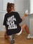 Coming Baskılı Kadın Salaş Oversize T-Shirt Boyfirend 1