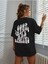 Coming Baskılı Kadın Salaş Oversize T-Shirt Boyfirend 3