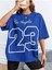Los Angeles 23 Baskılı Oversize T-Shirt Salaş Boyfirend 1