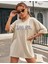 Kadın Baby Girl Baskılı Oversize T-Shirt 1