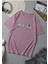 Kadın Mor Baby Girl Baskılı Oversize T-Shirt 1