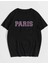 Unisex Paris Baskılı Oversize T-Shirt 1