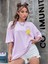 Smile Baskılı Kadın Oversize Salaş T-Shirt Boyfirend 2