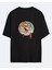 Unisex Anime Kaplan Baskılı Oversize T-Shirt 1