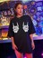 Devil Horns Baskılı Siyah Oversize T-Shirt Salaş Boyfirend 1