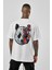 Unisex Panda Baskılı Oversize T-Shirt 2