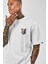 Unisex Panda Baskılı Oversize T-Shirt 4