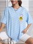Smile Baskılı Kadın Oversize Salaş T-Shirt Boyfirend 1