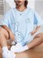Ayıcık Baskılı Kadın Oversize T-Shirt Salaş Boyfirend 4