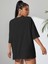 Smile Baskılı Kadın Oversize Salaş T-Shirt Boyfirend 2