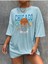Unisex Chicago Baskılı Oversize T-Shirt 1