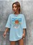 Unisex Chicago Baskılı Oversize T-Shirt 3