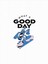 Good Day Baskılı Kadın Oversize Beyaz Salas T-Shirt Boyfriend 3