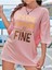 Everything's Fine Baskılı Oversize T-Shirt Salaş Boyfirend 2