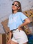 Kadın Crop Oversize Sunday Baskılı 2