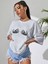 Iskelet Eli Baskılı Oversize T-Shirt Salaş Boyfirend 2