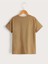 Unisex Bej Oversize T-Shirt 2