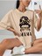 Mama Leopar Baskılı Oversize T-Shirt Salaş Boyfirend 1