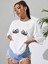 Iskelet Eli Baskılı Oversize T-Shirt Salaş Boyfirend 2