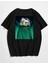 Unisex Billie Eilish Eyes Ön ve Arka Baskılı Oversize T-Shirt 1