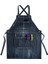 2Wq-46478-004 Stili Kovboy Katı Denim Cep Kuaför Önlüğü Yemek Pişirme Önlük Ev Temizliği Kanvas Usta Önlük Mutfak Aksesuarları Için (Yurt Dışından) 1