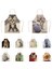 Wq01307 Stili 38X47Cm Çocuk Boyutu Mutfak Önlüğü Sevimli Kedi Baskılı Keten Önlük Erkek Kadın Ev Temizlik Araçları Wq013 (Yurt Dışından) 3