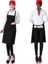 No.3 Tarzı Renkli 9 Renk Unisex Yemek Pişirme Hizmet Mutfak Önlüğü Tabard Kafeterya Barmen Şef Bbq Önlüğü Hizmet Üniforması (Yurt Dışından) 3